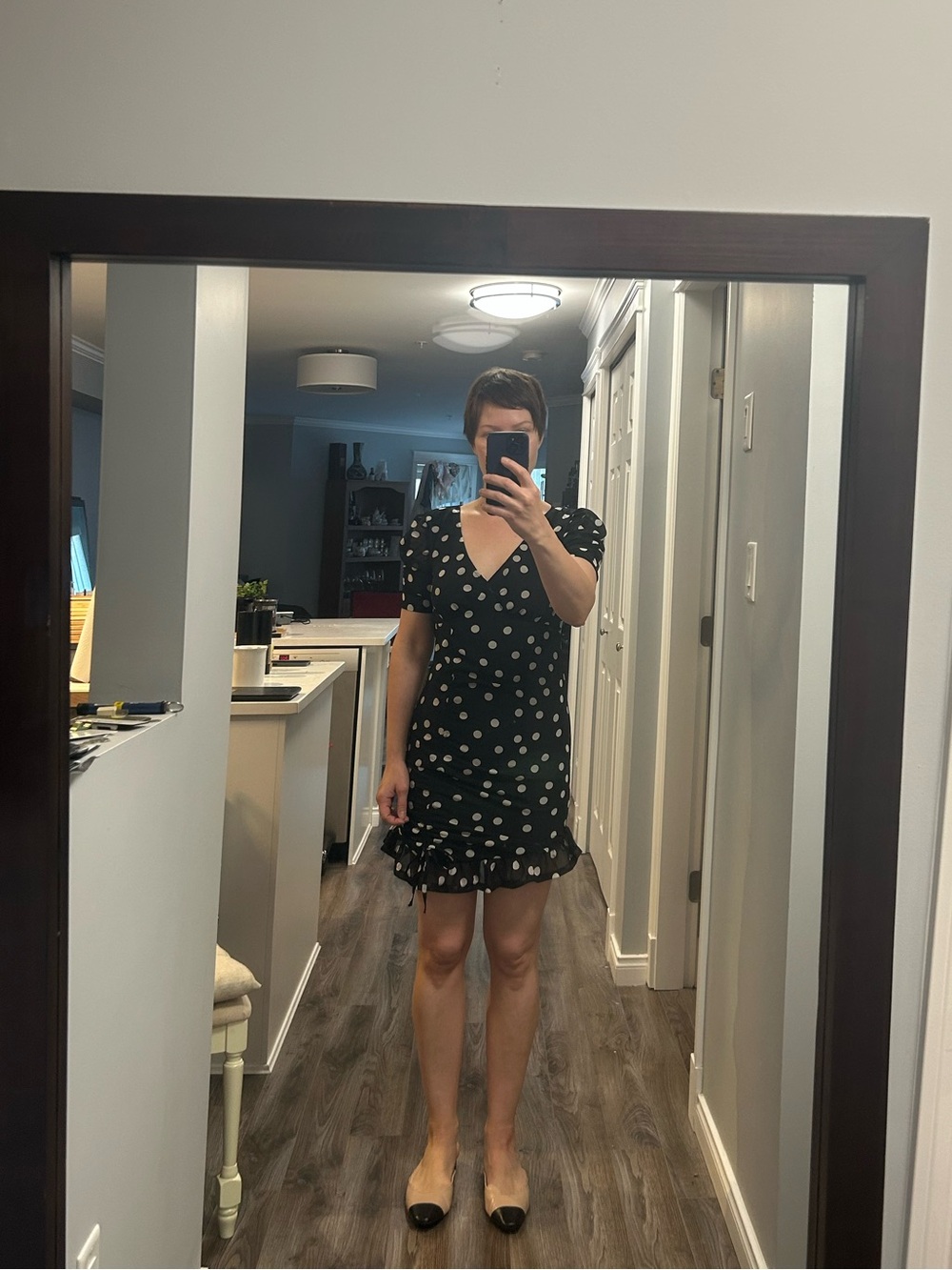 Black Polka Dot Dress